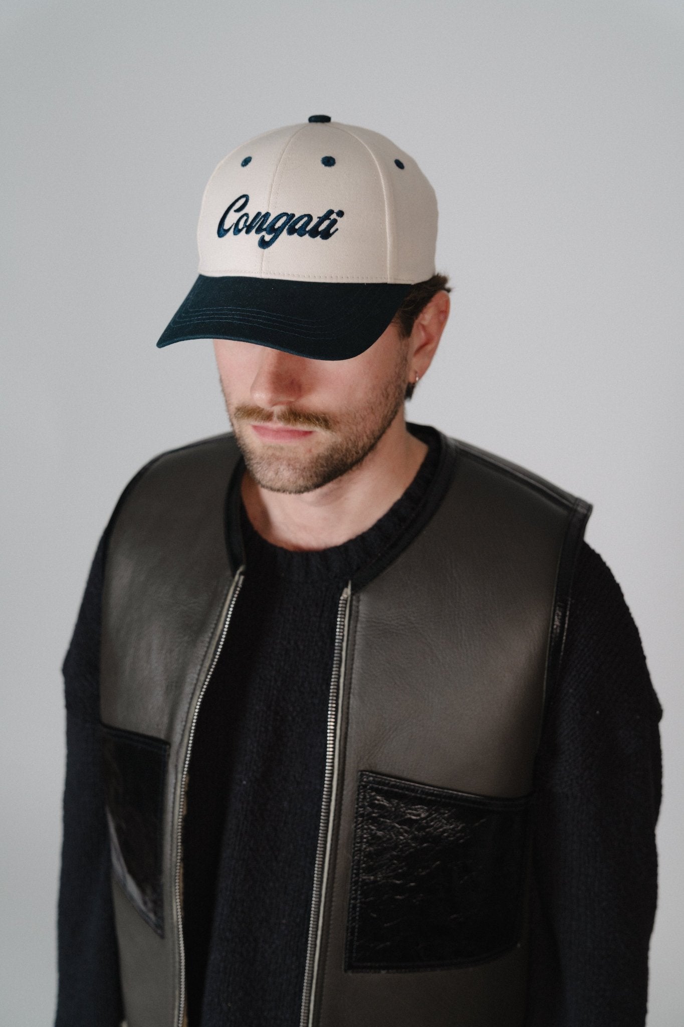 Signature Cap - Ecru Blue